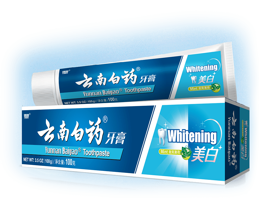 Yunnan Baiyao Whitening Toothpaste, 100g