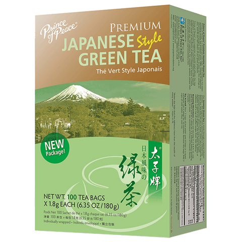 Prince of Peace Premium Japanese Style Green Tea, 100 Tea Bags