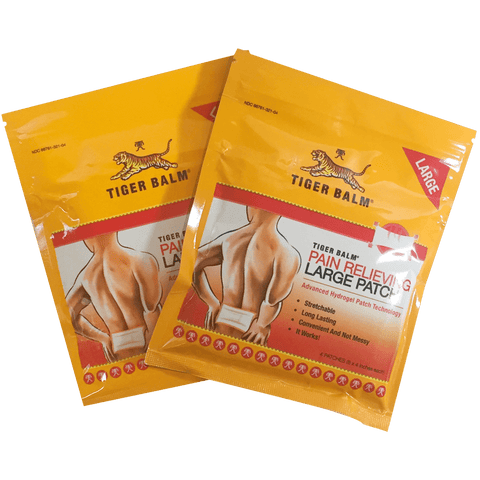 Tiger Balm Pain Relieving Large Patch (Value Set), 4 Patches x 2 Sets