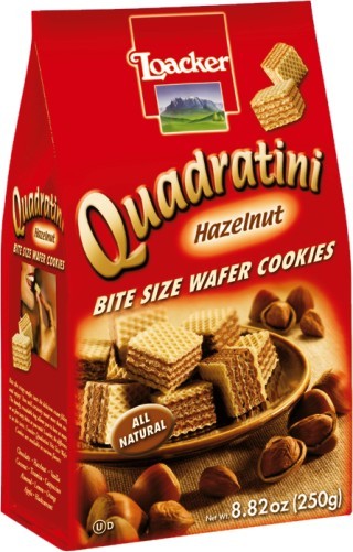 Loacker Hazelnut Quadratini, 8.82 oz