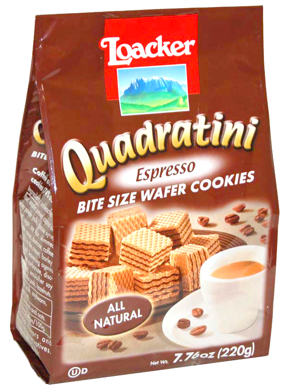 Loacker Espresso Quadratini, 7.76 oz
