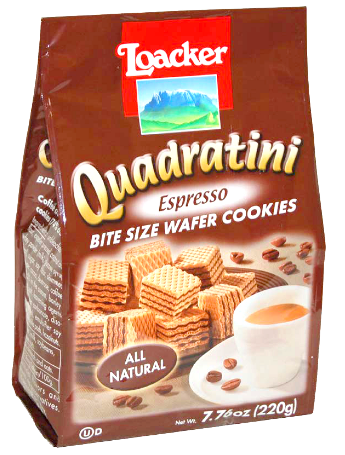 Loacker Espresso Quadratini, 7.76 oz