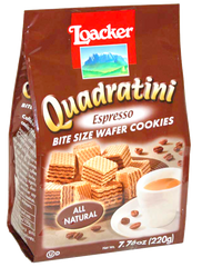 Loacker Espresso Quadratini, 7.76 oz