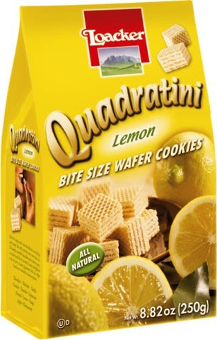 Loacker Lemon Quadratini, 8.82 oz