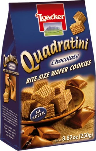 Loacker Chocolate Quadratini, 8.82 oz