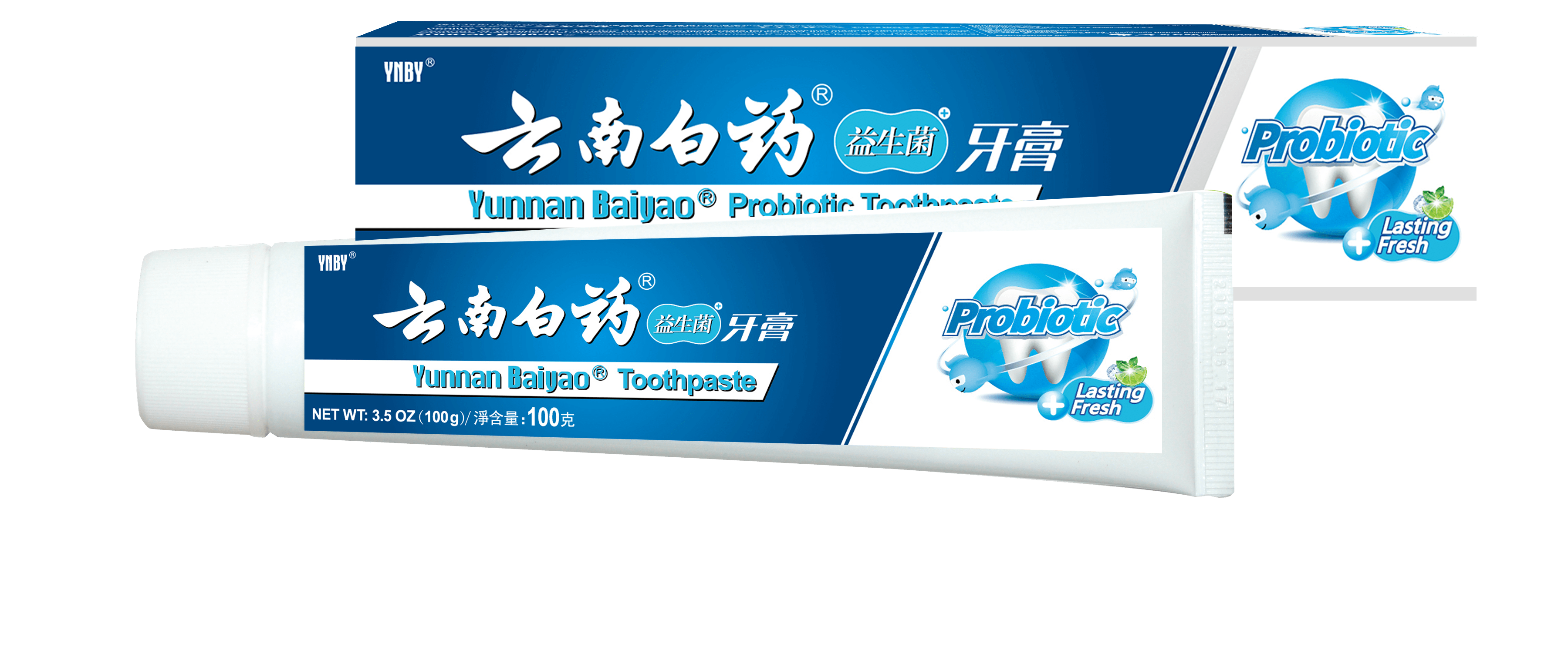 Yunnan Baiyao Probiotic Toothpaste, 100g
