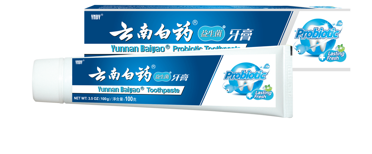 Yunnan Baiyao Probiotic Toothpaste, 100g