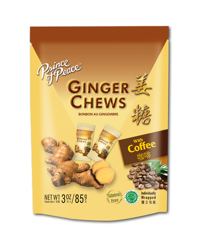 Prince of Peace Ginger Candy (Chews) With Coffee, 3 oz