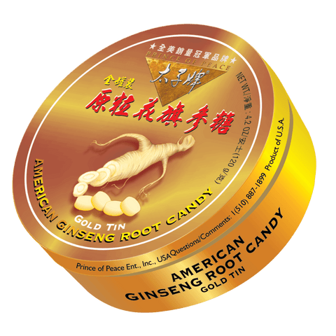 Prince of Peace American Ginseng Root Candy, 120g
